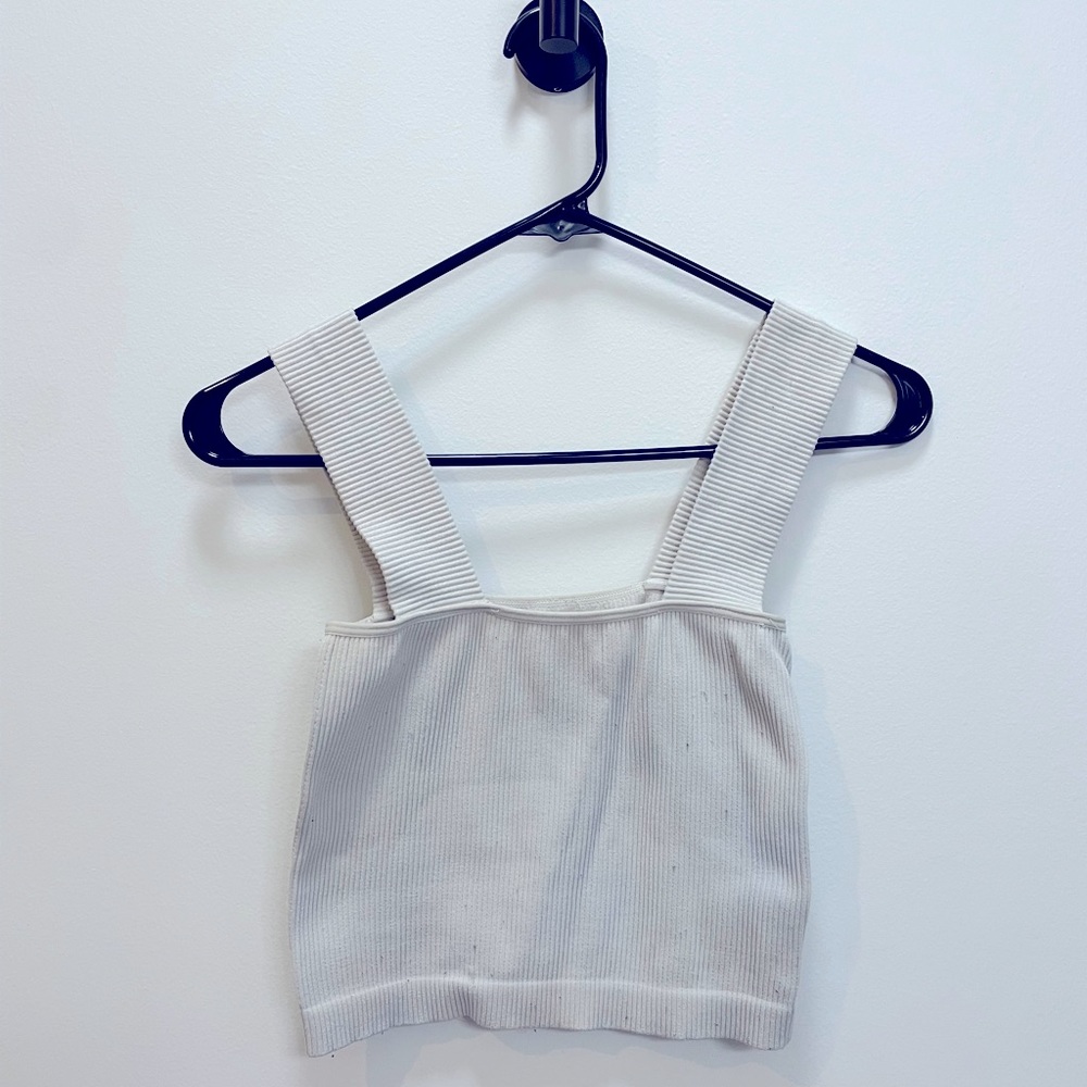 White shein ribbed tank top